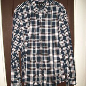 BANANA REPUBLIC Camden Fit Men's LS Shirt Size LARGE